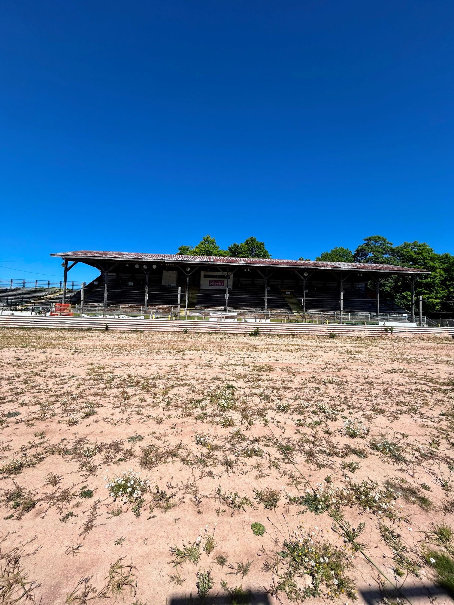 Grandstand exterior